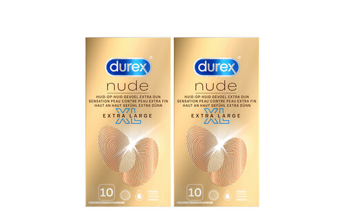 Durex Condooms Nude XL 10st x2