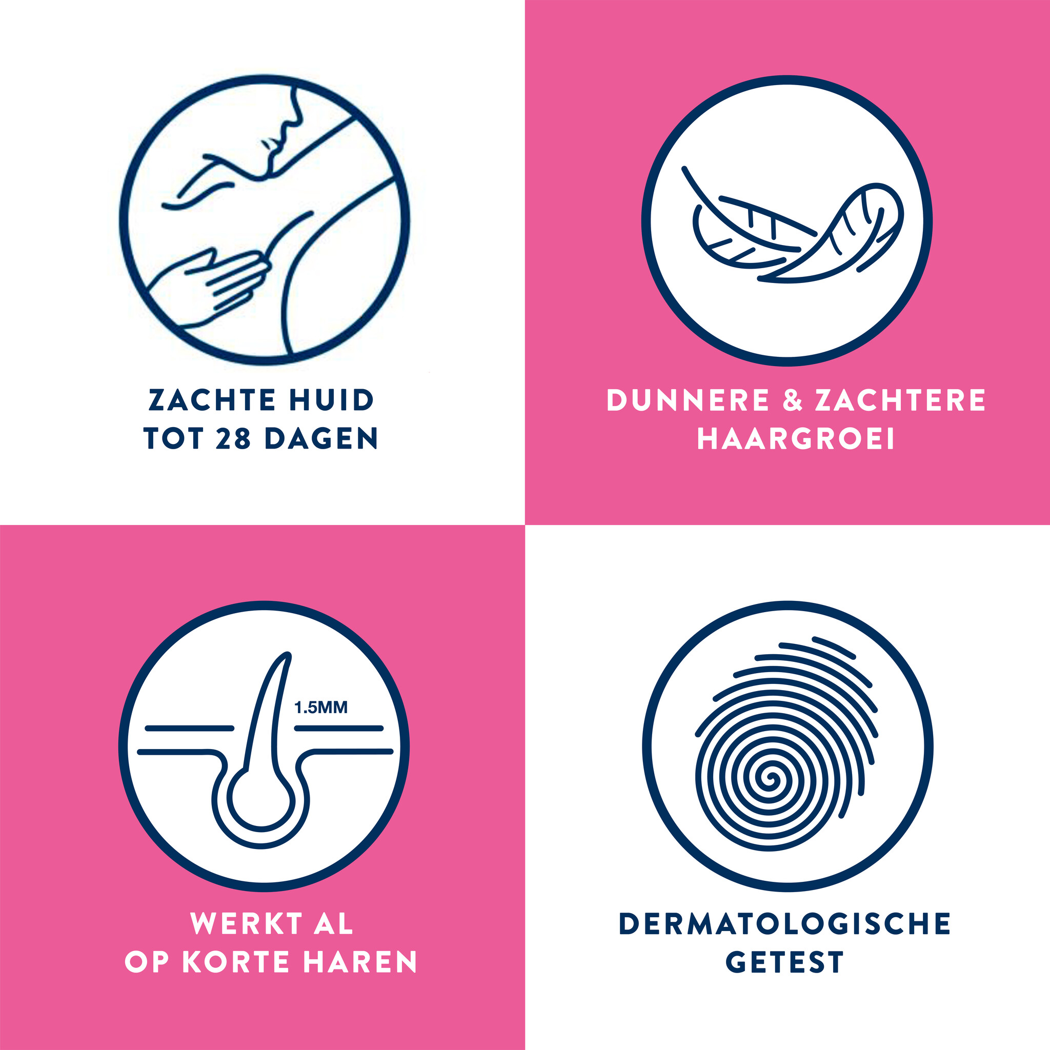 Veet - Pure - Ontharingstrips Oksels Hypoallergene  16 st - Ontharingstrips Gezicht Hypoallergene 20 st