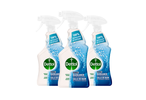 Dettol Nettoyant Salle de Bain Power 750ml - 3 stuks