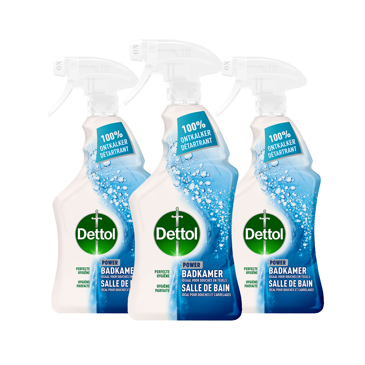 Dettol Nettoyant Salle de Bain Power 750ml - 3 stuks