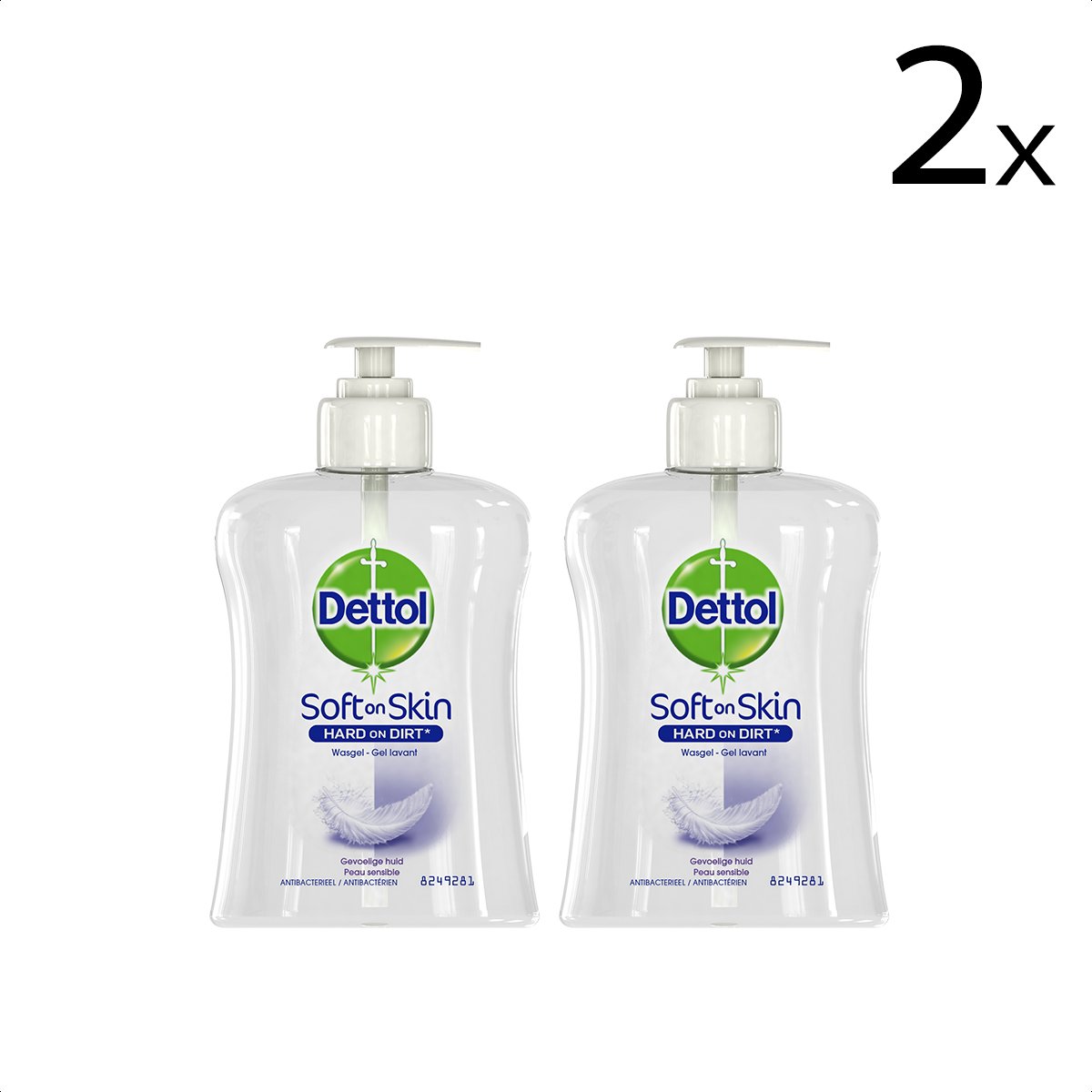 Dettol Handzeep - Gevoelige Huid - 250ml x2