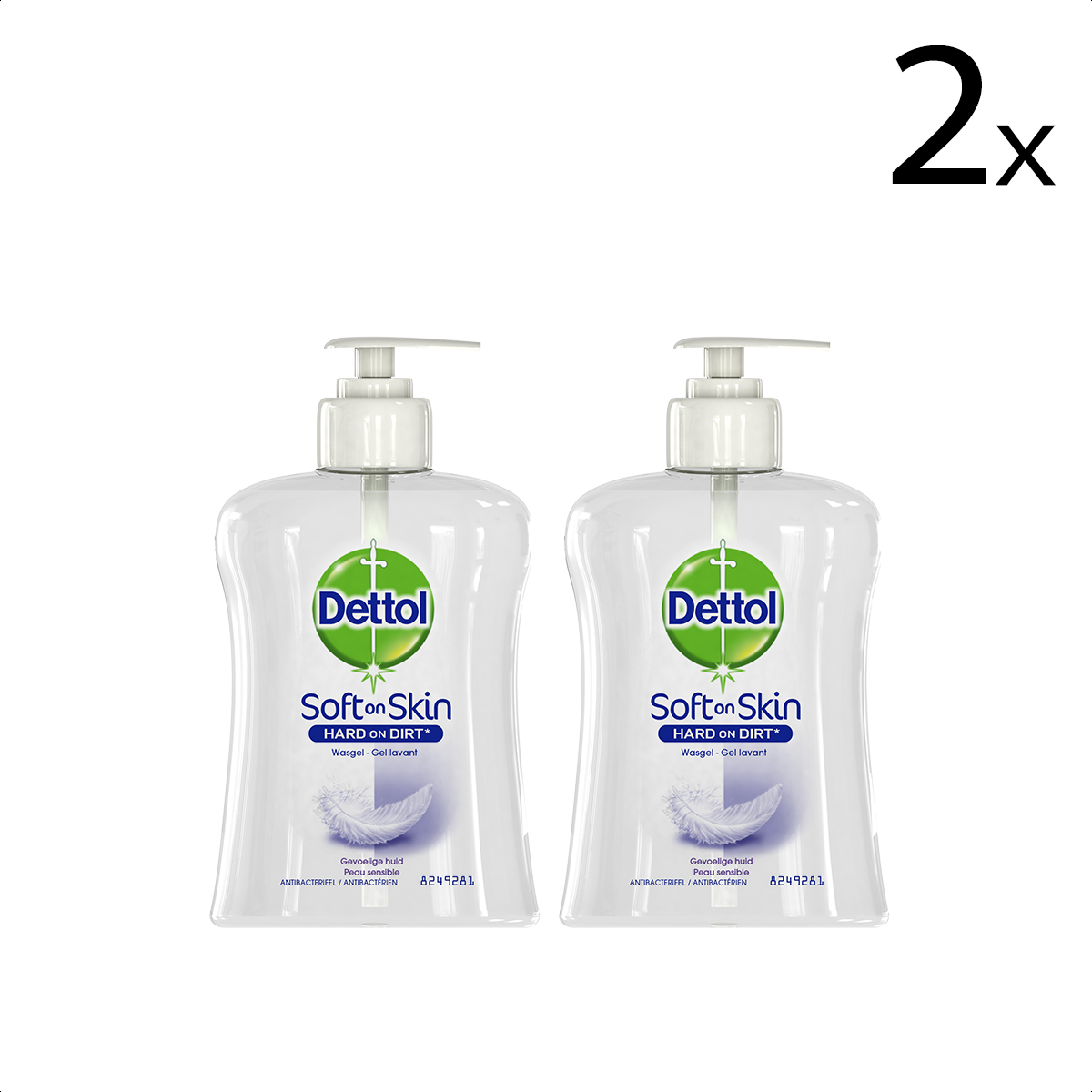 Dettol Handzeep - Gevoelige Huid - 250ml x2