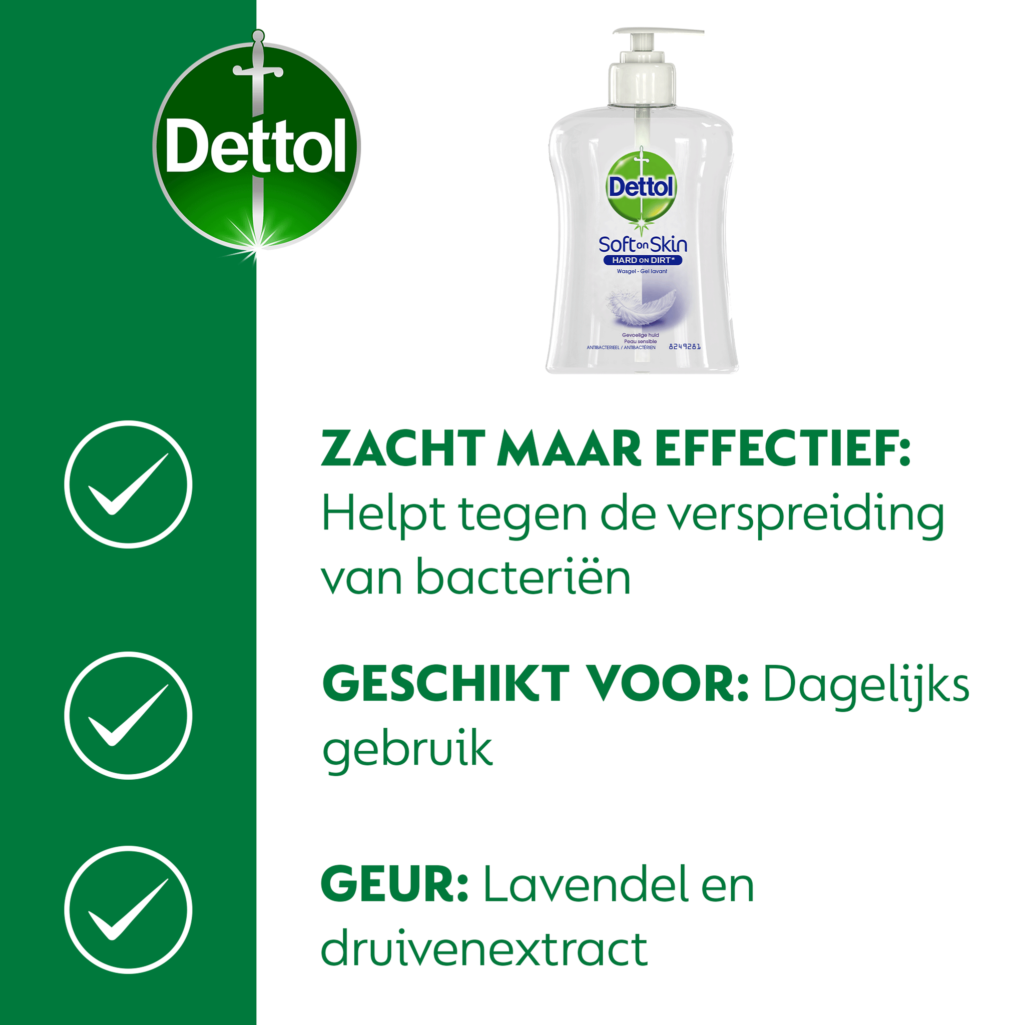 Dettol Handzeep - Gevoelige Huid - 250ml x2