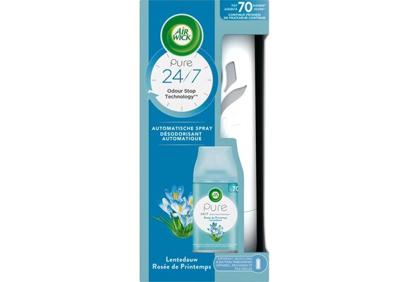 Air Wick Freshmatic Automatische Spray Luchtverfrisser - Pure Fresh Lentedauw - Starterkit - 250 ml