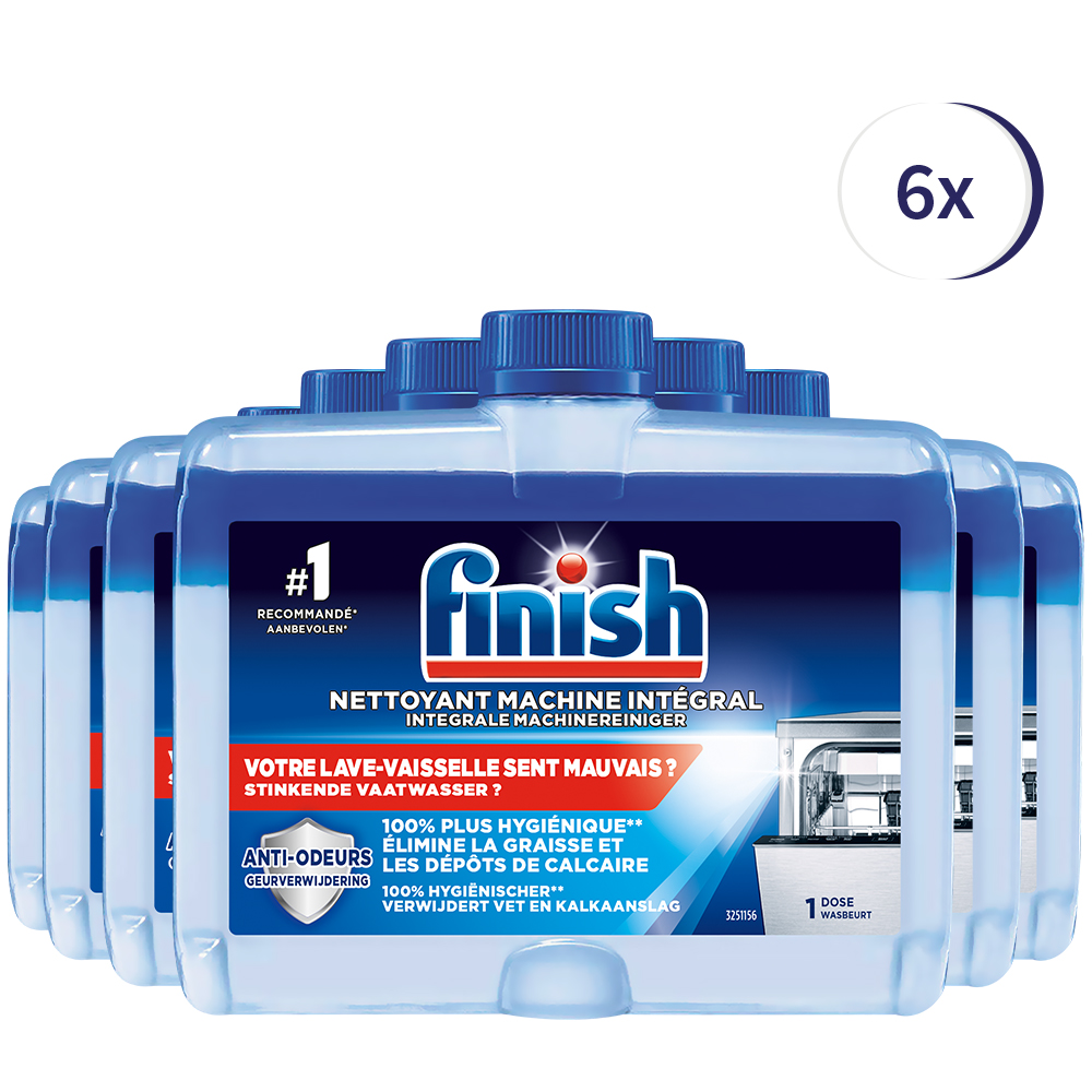 Finish Hygiene Machinereiniger Regular - 250ml - 6 Stuks - Voordeelverpakking