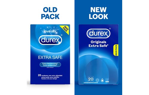 Durex - 40 Condooms - Classic Natural 20st - Extra Safe 20st