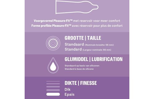 Durex - 40 Condooms - Classic Natural 20st - Nude Latexvrij 20st