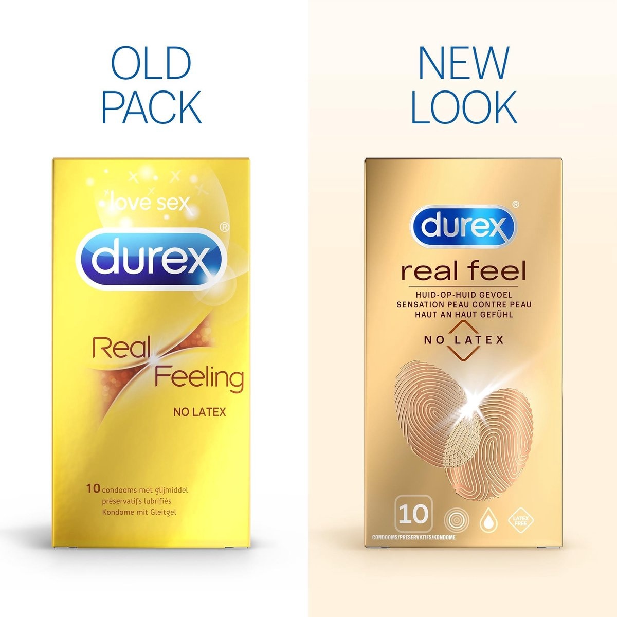 Durex - 40 Condooms - Classic Natural 20st - Nude Latexvrij 20st