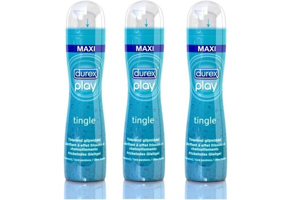 Durex Glijmiddel Play Pleasure Gel Tingle – 100ml x3