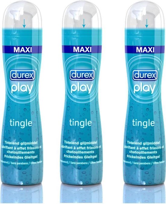 Durex Glijmiddel Play Pleasure Gel Tingle – 100ml x3