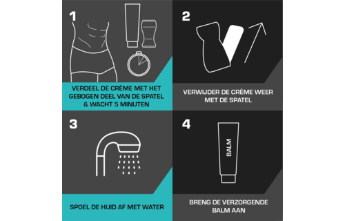 Veet Men x Durex - Ontharingskit voor Intieme Delen - 100ml Ontharingscrème + 50ml Aftercare balsem - 20 stuks Condooms - Thin Feel