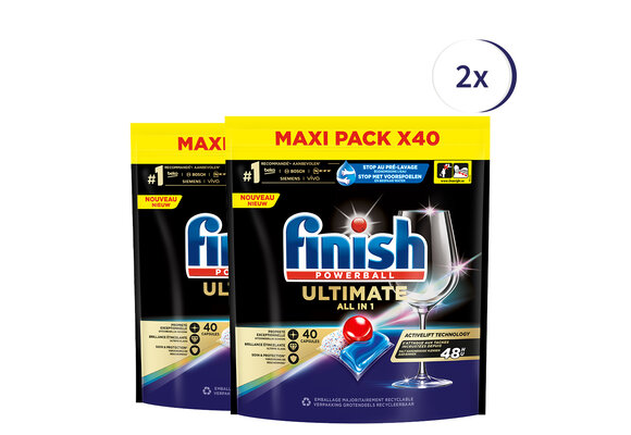 Finish Ultimate Regular 40 tabs x2