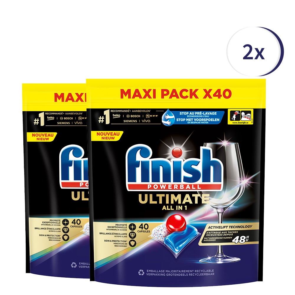 Finish Ultimate Regular 40 tabs x2