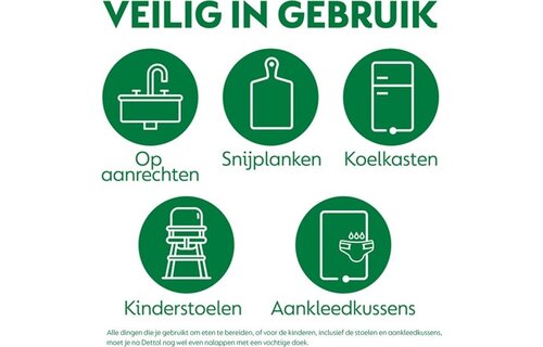 Dettol Allesreiniger Power & Fresh - Katoenfris - 1L x8