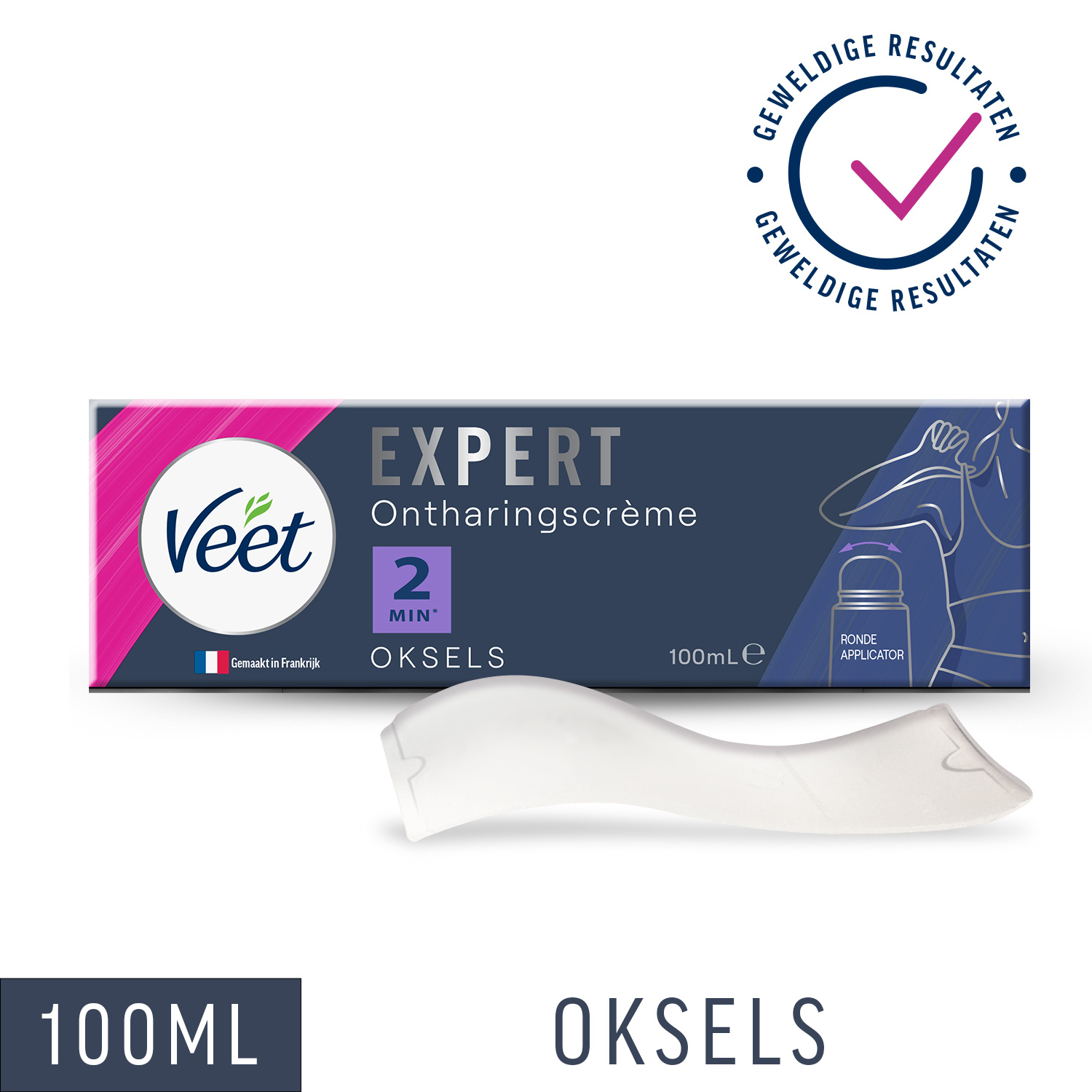 Veet - Alle huidtypes - Miraculous oil - Ontharingscreme Oksels 100ml