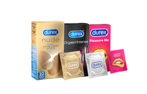 Durex - 30 stuks Condooms - Pleasure Me 1x10 stuks - Nude No Latex 1x10 stuks - Voordeelverpakking