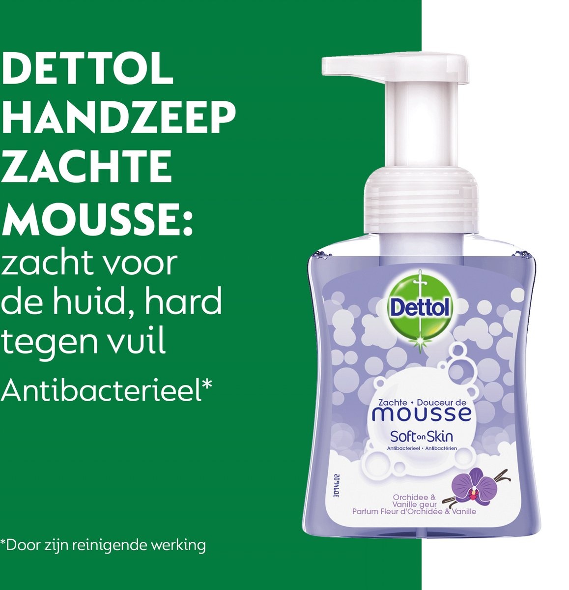 Dettol - 1x Dettol Hydrating Aloe Vera 250ML  - 1 x Dettol Mousse Vanilla & Orchid  250ML  - 1x Dettol Extra Care Honey & Sheabutter  250ML -  Voordeelpakket