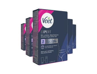Veet - Expert - Ontharingscreme Bikini Kit 100ml (2 x 50ml) - 5 stuks - Voordeelverpakking