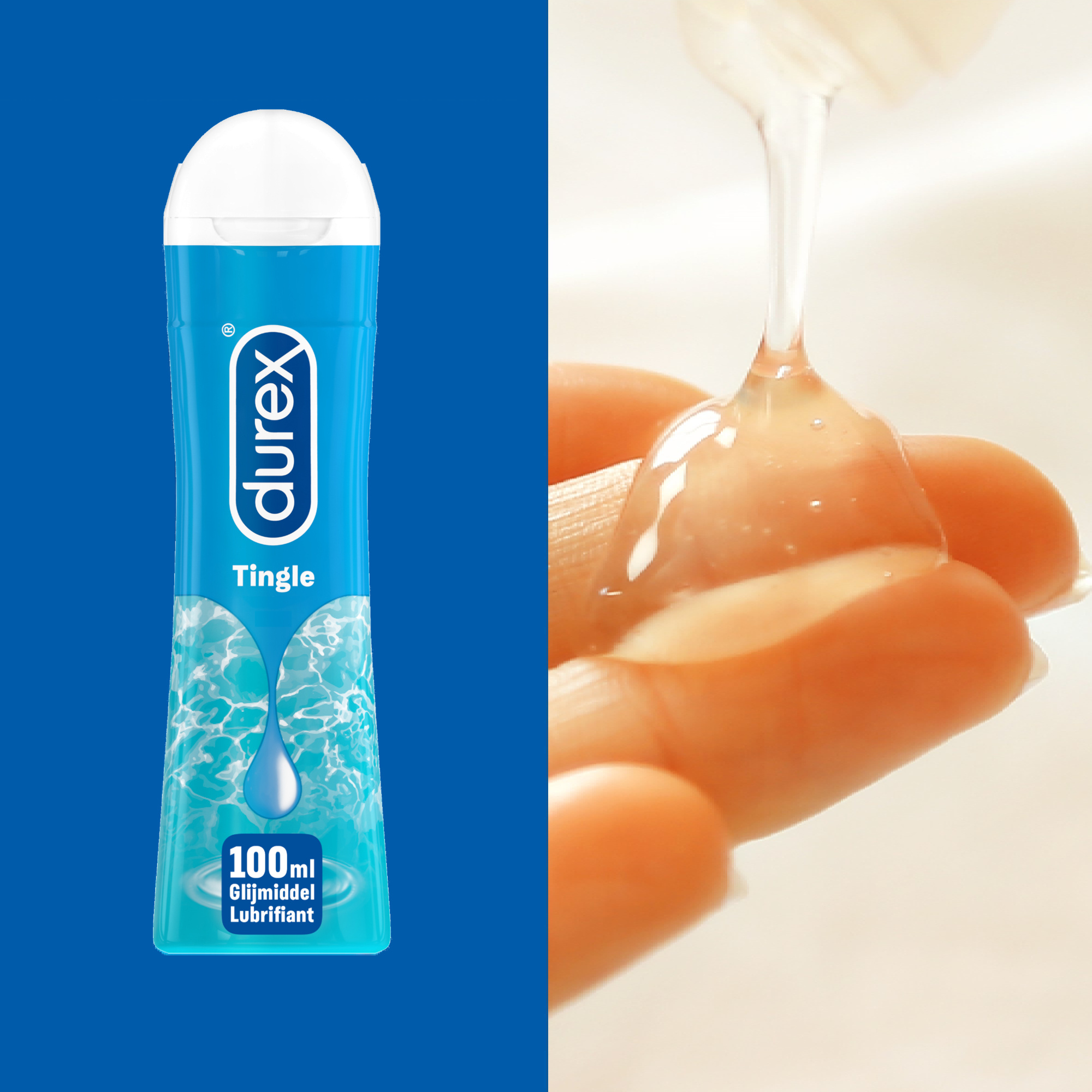 Durex - 20 stuks Condooms - Nude No Latex - 100ml Glijmiddel - Play Tingle - Voordeelverpakking