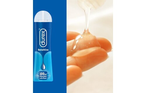 Durex - 100ml Glijmiddel - Play Sensitive - 20 stuks Condooms - Thin Feel