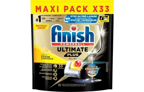 Finish Ultimate+ Lemon 33 tabs