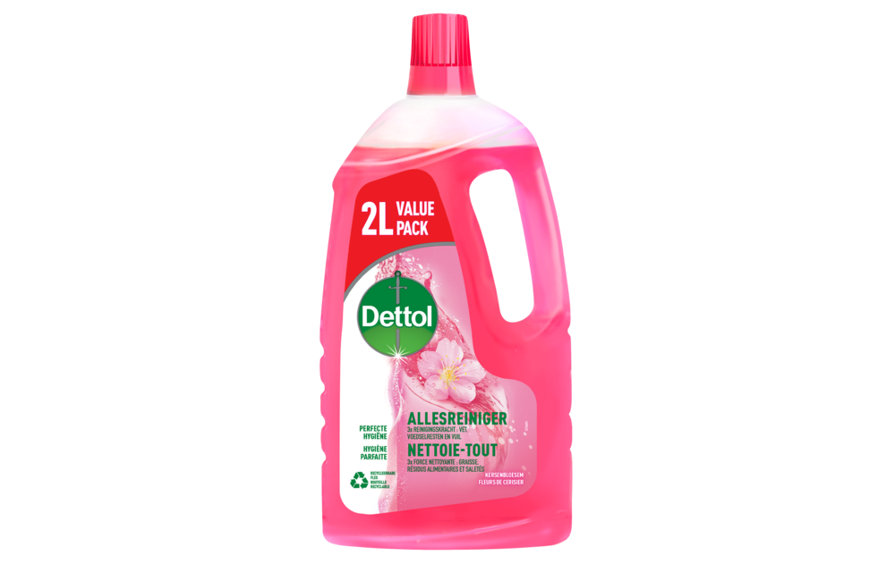 Dettol Power & Fresh Allesreiniger Kersenbloesem – 2 liter