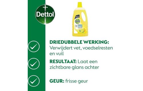 Dettol Allesreiniger Citrus 1L - 8 Stuks - Voordeelverpakking