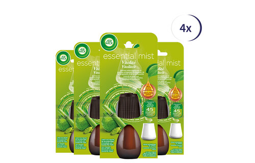 Air Wick Essential Mist Refill Rejuvinate 20ml x4