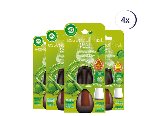 Air Wick Essential Mist Refill Rejuvinate 20ml x4