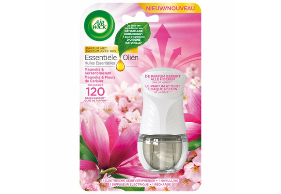 Air Wick Essential Oil Starter Kit Magnolia &amp; Cherry Blossom