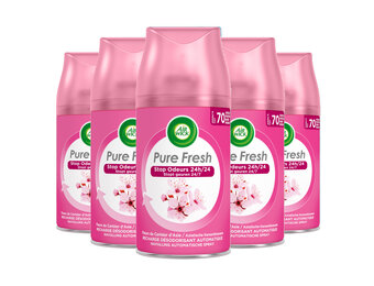 Air Wick Freshmatic luchtverfrisser- Aziatische Kersenbloesem - Navulling - 250 ml - 5 stuks - Voordeelverpakking