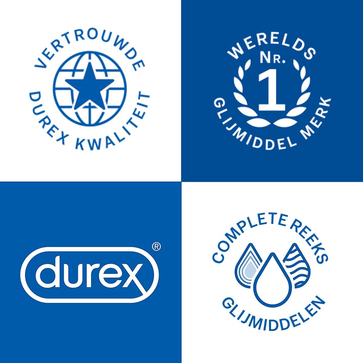 Durex - 2 Glijmiddelen Waterbasis - Play Massage 2/1 Sensitive 200ML - Crazy Cherry 100ML