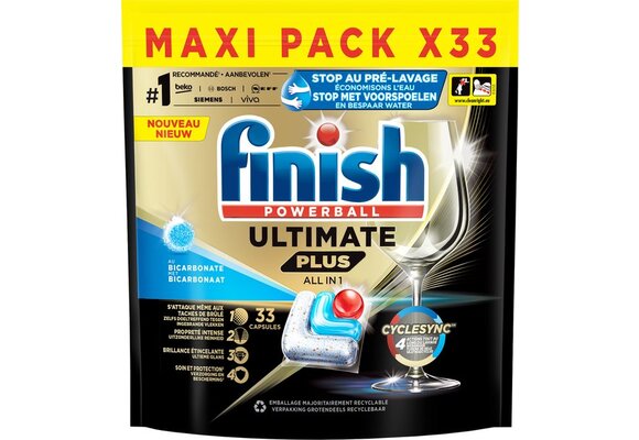 Finish Ultimate+ Baking Soda 33 tabs