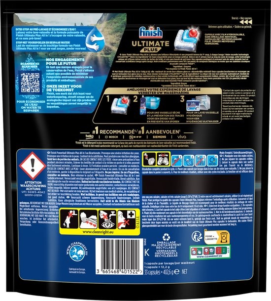 Finish Ultimate+ Baking Soda 33 tabs