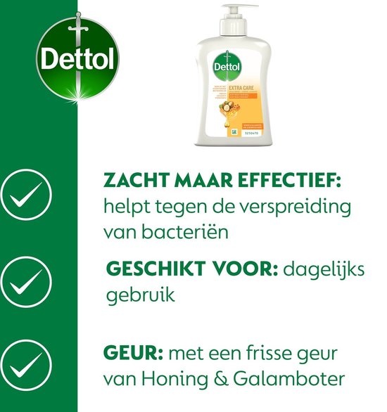 Dettol - 3x Dettol Extra Care Honey & Sheabutter  250ML - 3 x Dettol Extra Care Chamomile 250ML  - Voordeelpakket
