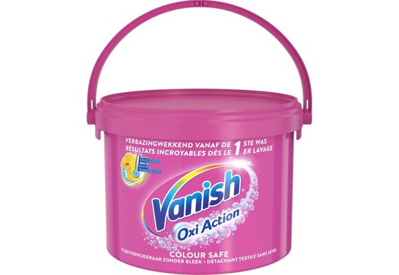 Vanish Oxi Action Colour Safe Base Poeder - Voor Witte &amp; Gekleurde Was - 2.7 kg
