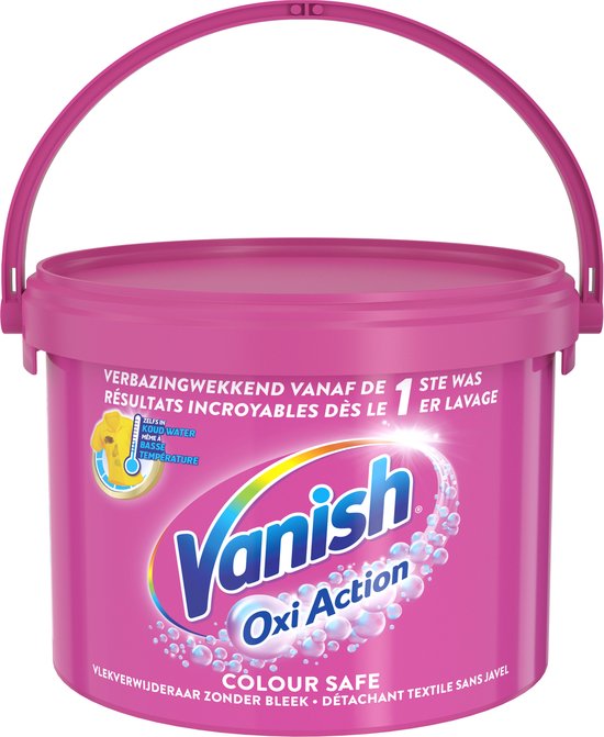 Vanish Oxi Action Colour Safe Base Poeder - Voor Witte & Gekleurde Was - 2.7 kg