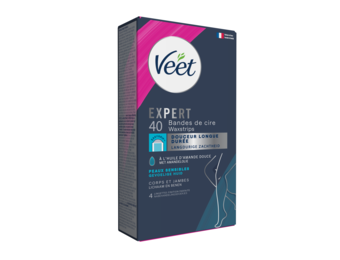 Veet - Expert - Koude Wasstrips - Benen (Sensitive) 40st