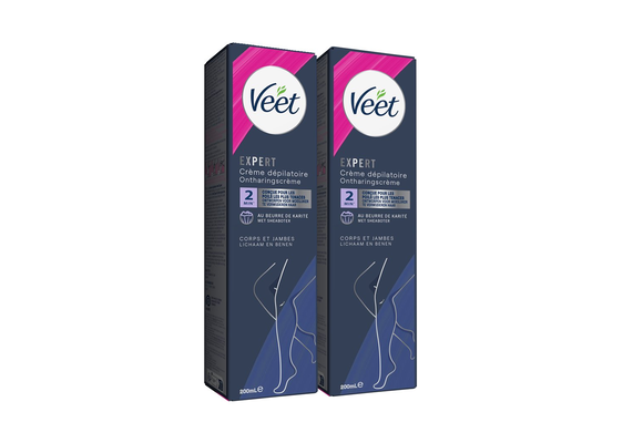Veet - Expert - Ontharingscreme Benen 200ml - 2 stuks - Voordeelverpakking