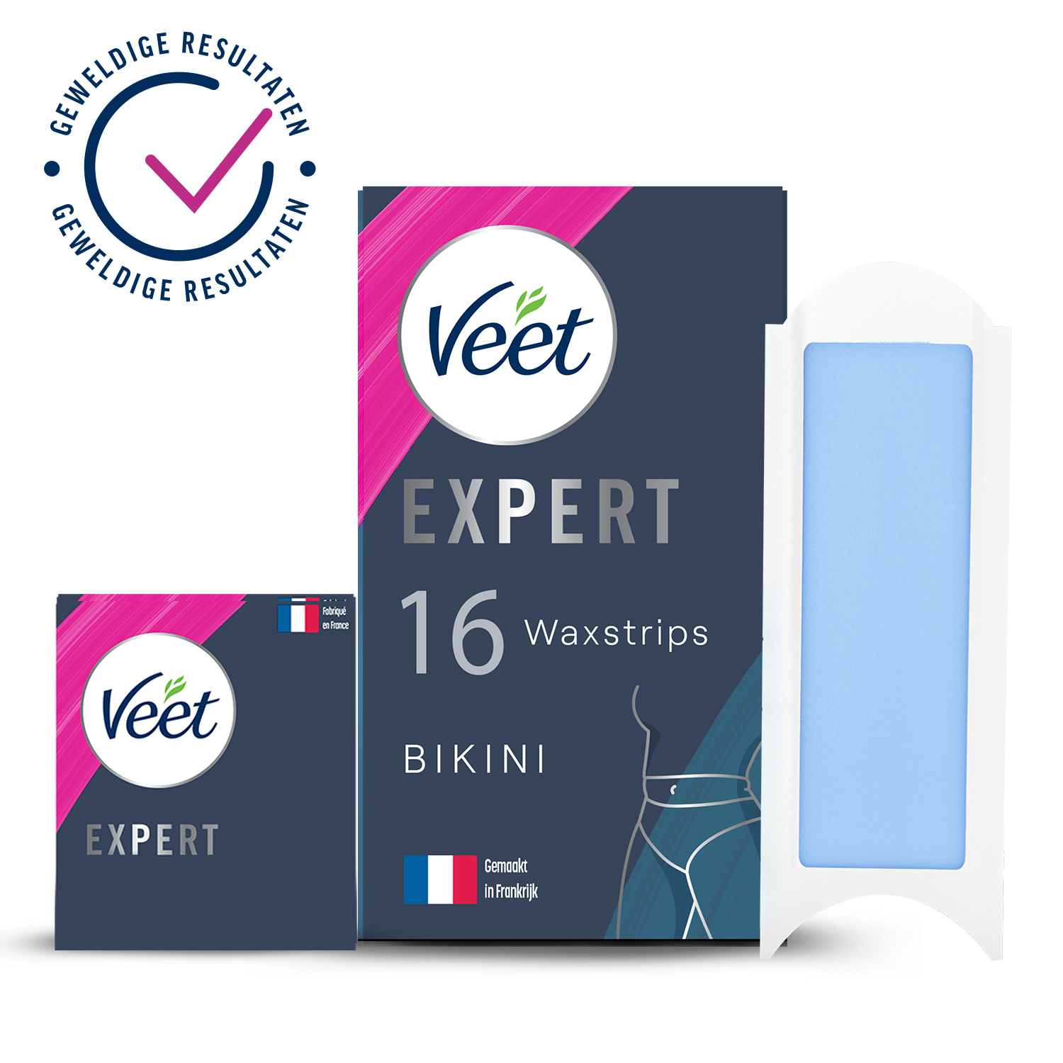 Veet - Expert - Koude Wasstrips - Bikini 16st - 4 stuks - Voordeelverpakking