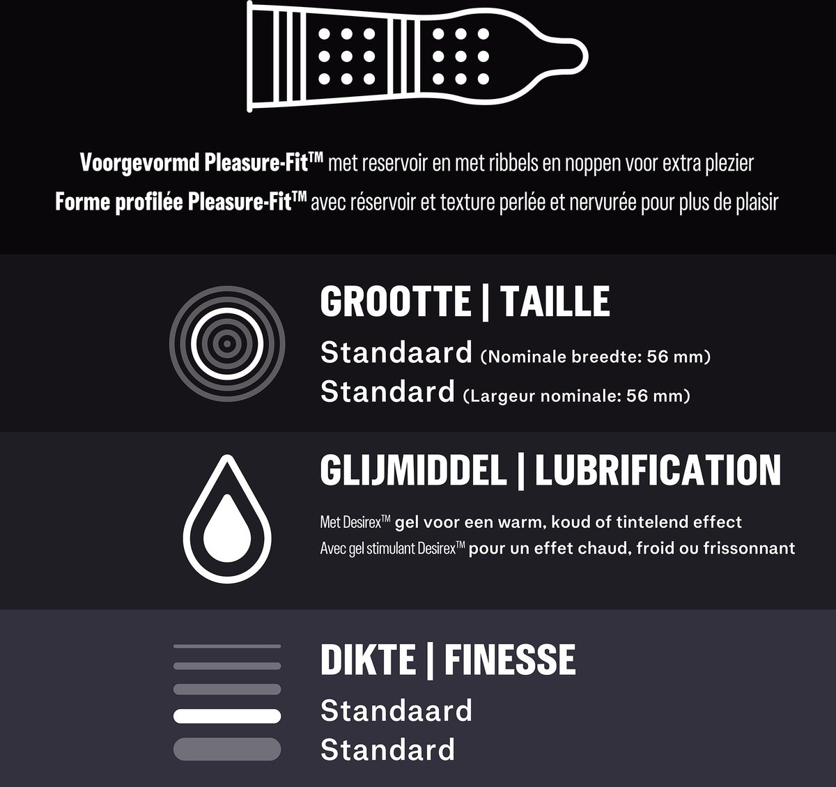 Durex - 30 Condooms - Performa 10st -  Nude Extra Lube 10st - Orgasm Intense 10st