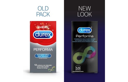 Durex - 30 Condooms - Performa 10st -  Nude Extra Lube 10st - Orgasm Intense 10st