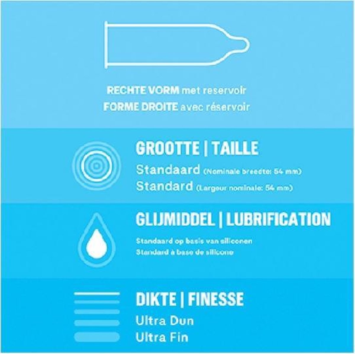 Durex - 30 Condooms - Performa 10st -  Nude Extra Lube 10st - Orgasm Intense 10st