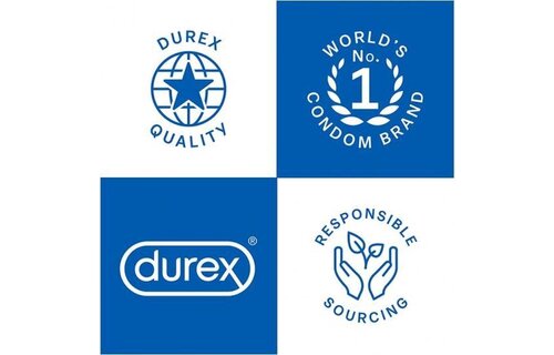 Durex - 30 Condooms - Performa 10st -  Nude Extra Lube 10st - Orgasm Intense 10st