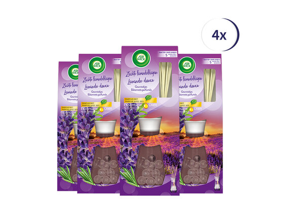 Air Wick Reeds Essential Oils Lavender 33ML x4