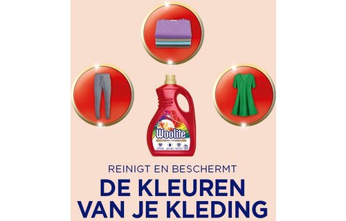 Woolite Vloeibaar Wasmiddel Wol & Zijde 1.9L & Woolite Vloeibaar Wasmiddel Kleur 1.9L & Woolite Vloeibaar Wasmiddel Witte was 1.9L