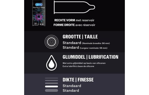 Durex Glijmiddel Perfect Gliss Anaal - 100ML + Durex Condooms Perfect Gliss Anaal - 10 stuks