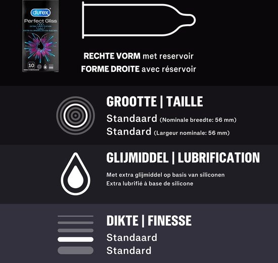 Durex Glijmiddel Perfect Gliss Anaal - 100ML + Durex Condooms Perfect Gliss Anaal - 10 stuks