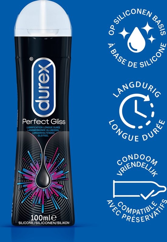 Durex Glijmiddel Perfect Gliss Anaal - 100ML + Durex Condooms Perfect Gliss Anaal - 10 stuks