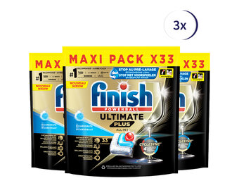 Finish Ultimate+ Baking Soda 33 tabs x3